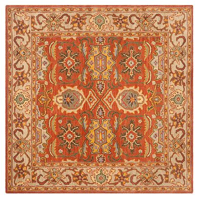 Safavieh Heritage Bergen Framed Floral Wool Rug