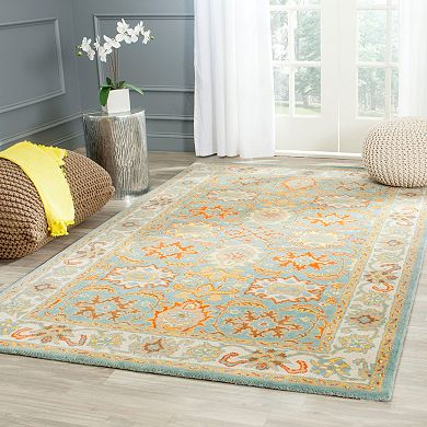 Safavieh Heritage Bergen Framed Floral Wool Rug