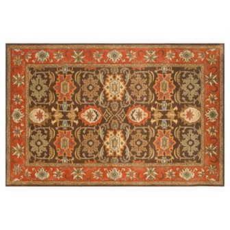 Safavieh Heritage Bergen Framed Floral Wool Rug