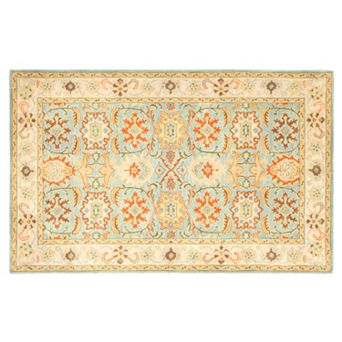 Safavieh Heritage Bergen Framed Floral Wool Rug