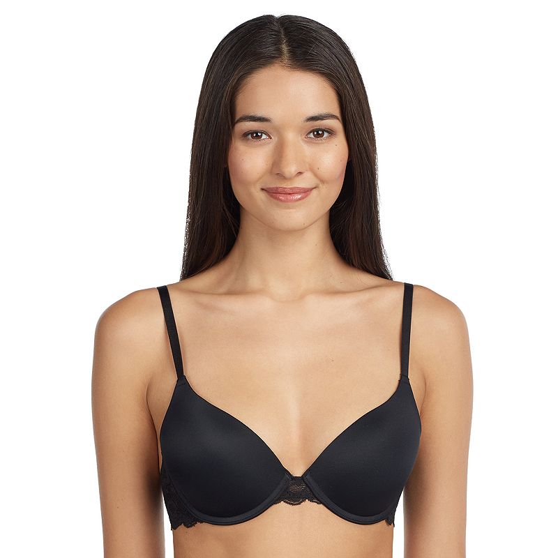 Juniors' SO® Soft Lift Convertible T-Shirt Bra ZG61B200Z, Girl's, Size: 32 B, Black