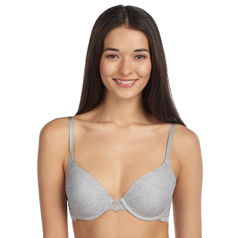 Juniors' SO® Soft Lift Convertible T-Shirt Bra ZG61B200Z, Girl's, Size: 32 A, Medium Grey Gray