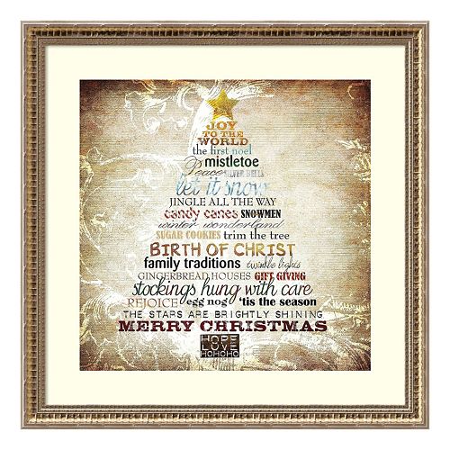 Christmas Tree Framed Wall Art