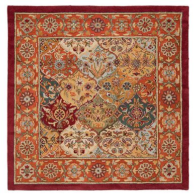 Safavieh Heritage Reine Framed Floral Wool Rug