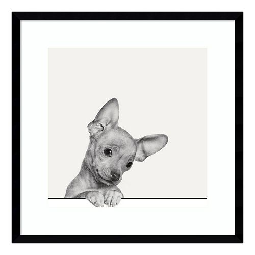 Sweet Chihuahua Dog Framed Wall Art