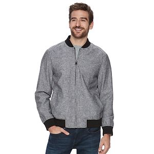 Men's Marc Anthony Slim-Fit Linen-Blend Bomber Jacket