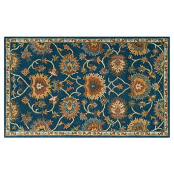 Safavieh Heritage Sibiu Framed Floral Wool Rug