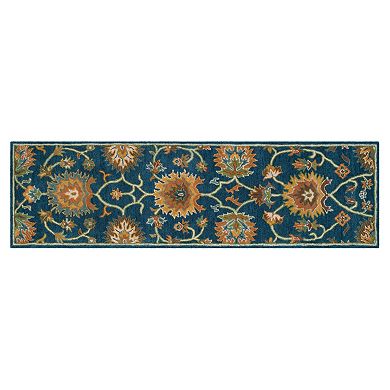 Safavieh Heritage Sibiu Framed Floral Wool Rug