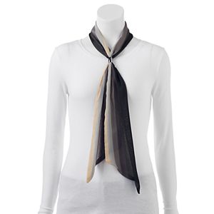 Dana Buchman Colorblock Skinny Scarf