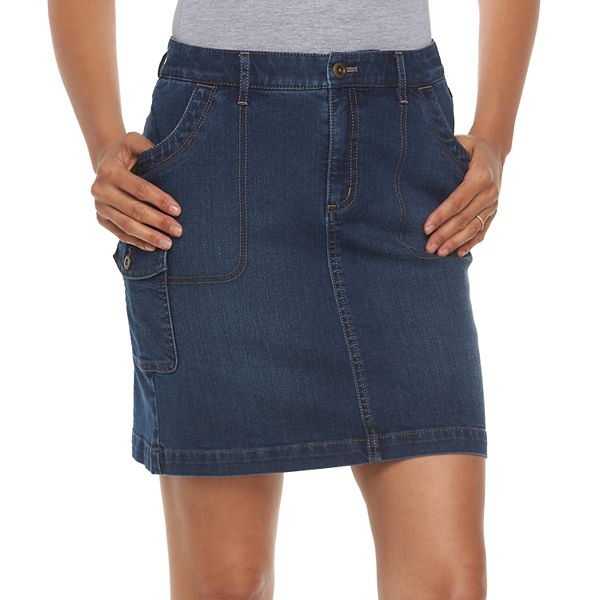 Women's Croft & Barrow® Utility Jean Skort