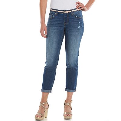Women s Apt. 9 Slim Fit Cuffed Capri Jeans