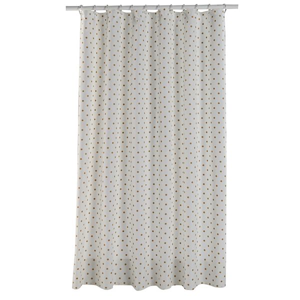 Liner LC Lauren Conrad Metallic Dot Shower Curtain Metalic Dot, 70 X 72 