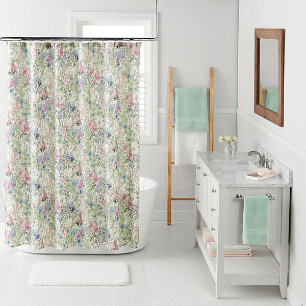 Lc Lauren Conrad Wildflower Shower Curtain, Wildflower Shower Curtain
