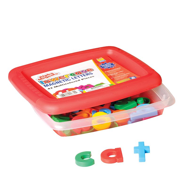 Educational Insights Alphamagnets Multicolored Lowercase Magnetic Letters