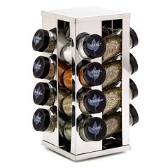 Rotating Spice Rack Organizer - Mounteen  Rotating spice rack, Spice rack  organiser, Spice bottles