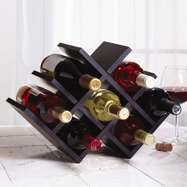 New Kamenstein Contemporary Stylish Butterfly Wine Rack Holds Up to 8 Bottles 