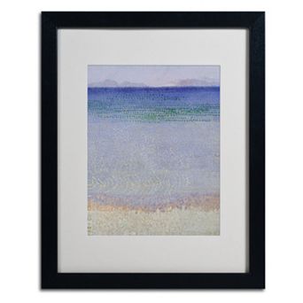 Trademark Fine Art The Iles d'Or 1891-92 Black Framed Wall Art