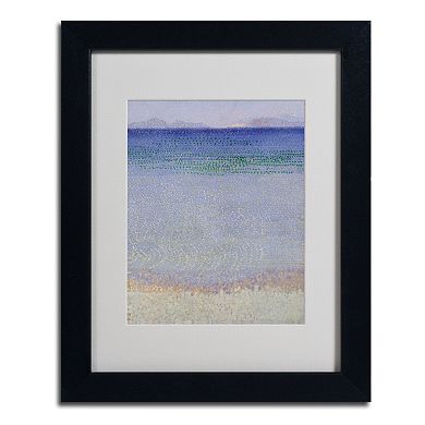 Trademark Fine Art The Iles d'Or 1891-92 Black Framed Wall Art