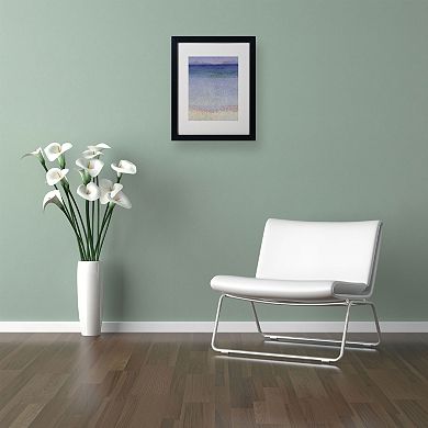 Trademark Fine Art The Iles d'Or 1891-92 Black Framed Wall Art