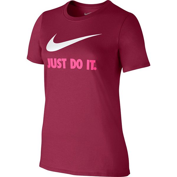 Women's Nike "Just Do It" Swoosh Crewneck Tee