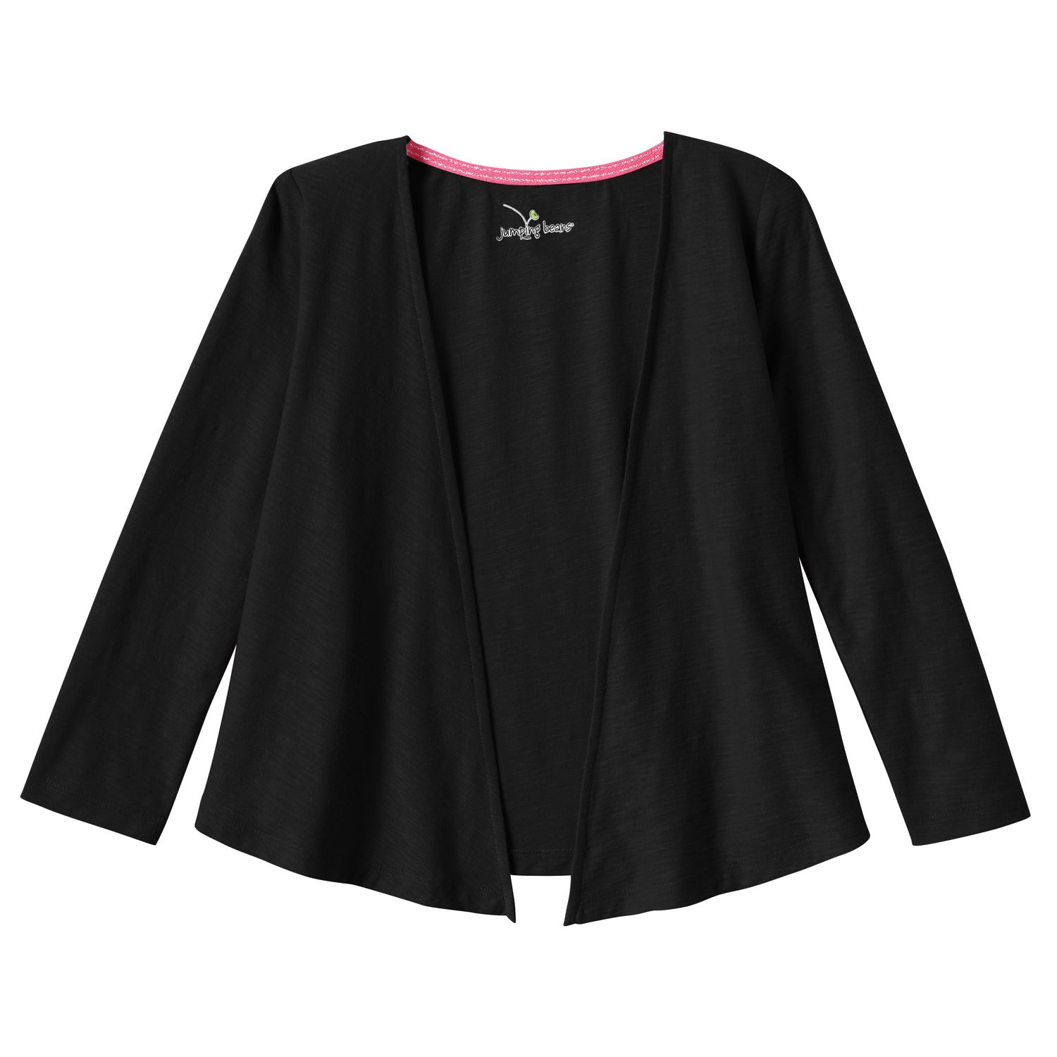 girls open front cardigan