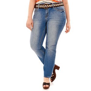 Juniors' Plus Size Wallflower Legendary Bootcut Jeans