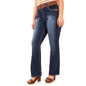 Juniors' Plus Size Wallflower Legendary Bootcut Jeans