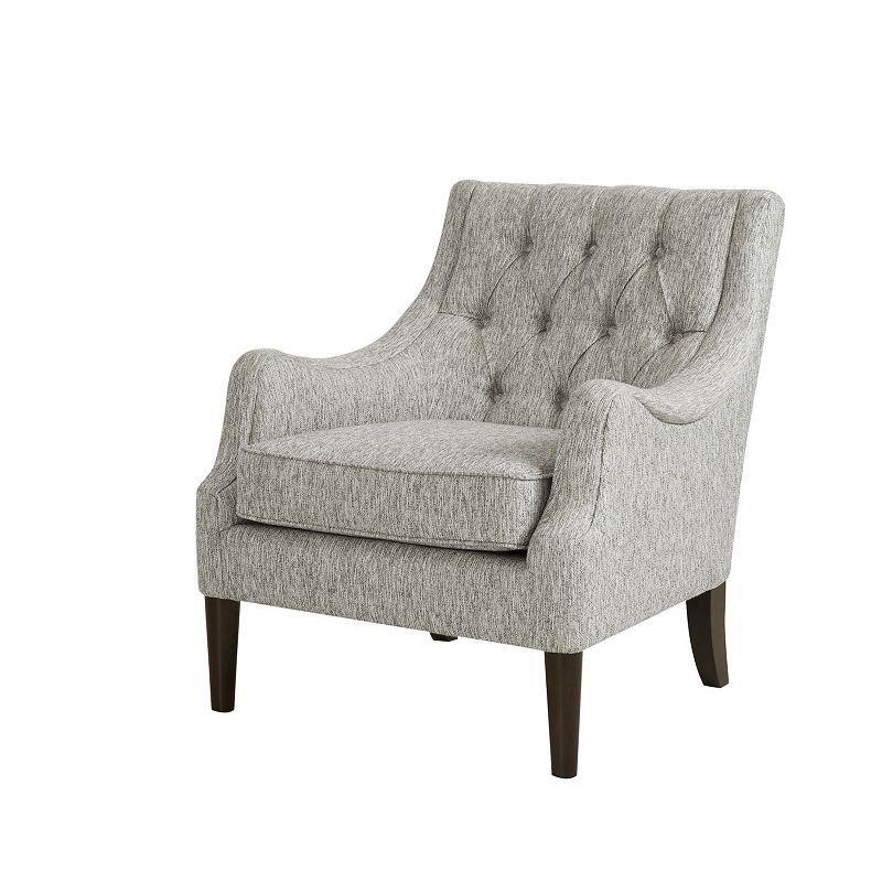 UPC 675716746360 product image for Madison Park Elle Button Tufted Accent Chair, Grey | upcitemdb.com