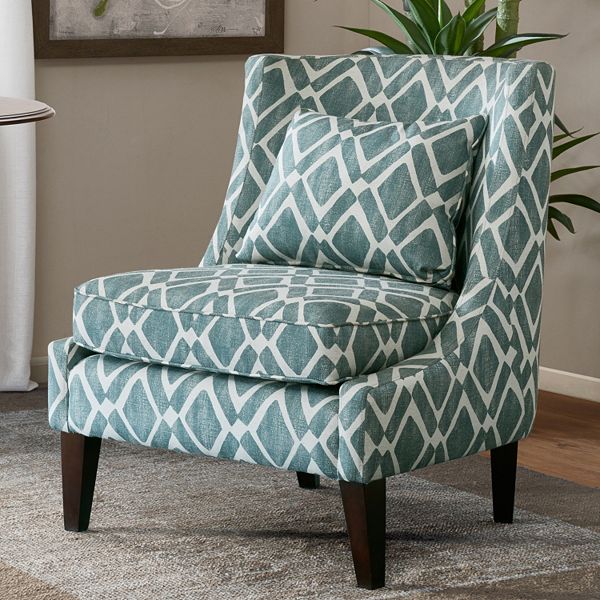 Madison Park Kyerin Swoop Accent Chair, Swoop Arm Accent Chair