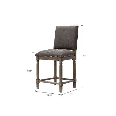 Madison Park Cirque 25-in. Vintage Counter Stool