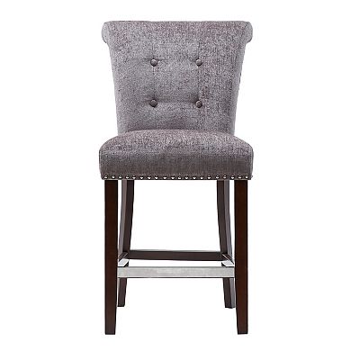 Madison Park Weldon Button Tufted Counter Stool