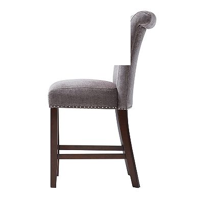 Madison Park Weldon Button Tufted Counter Stool