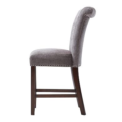Madison Park Weldon Button Tufted Counter Stool