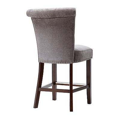 Madison Park Weldon Button Tufted Counter Stool