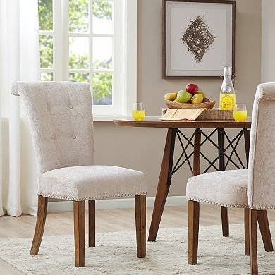 Madison Park Weldon Button Tufted Dining Chair 2-piece Set 