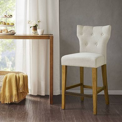 Madison Park Hayes Button Tufted Counter Stool