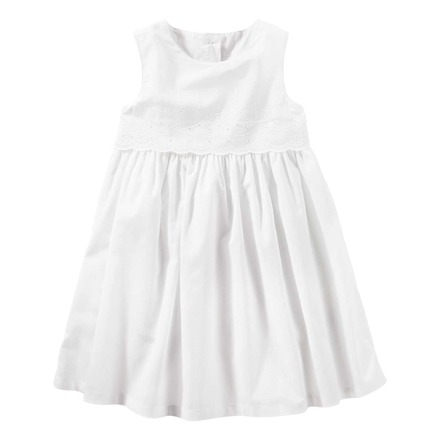 kohls girls white dress