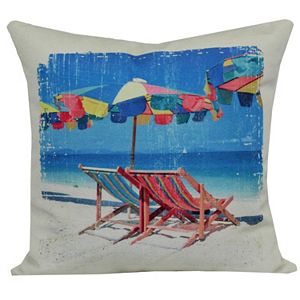 Fiesta Key Indoor Outdoor Throw Pillow