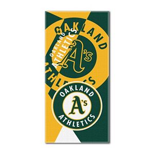 Oakland Athletics Puzzle Oversize Beach Towel by Northwest