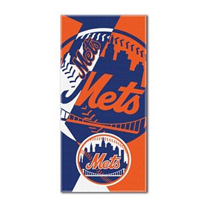 New York Mets Puzzle Oversize Beach Towel by Northwest