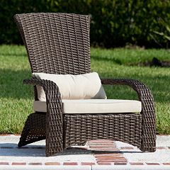 Patio sense morgan outdoor best sale wicker chair