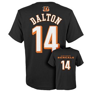 Boys 8-20 Cincinnati Bengals Andy Dalton Player Name and Number Tee