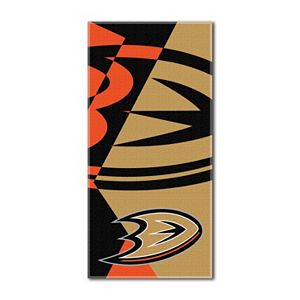 Anaheim Ducks Puzzle Oversize Beach Towel by Northwest
