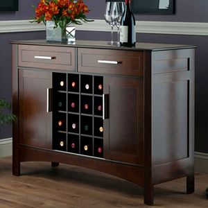 Winsome Gardner Wine Storage Buffet Table