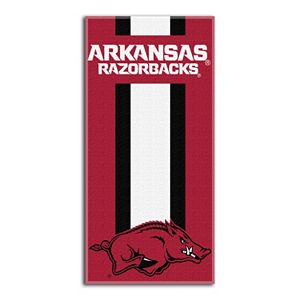 Arkansas Razorbacks Zone Beach Towel