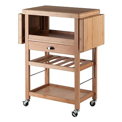 Winsome Barton Rolling Space Saver Bar Cart