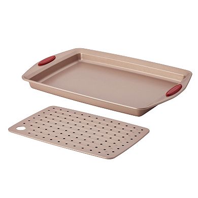 Rachael Ray Cucina 2-pc. Nonstick Crisper Cookie Sheet Set