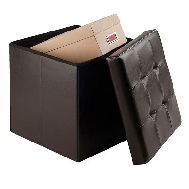 Winsome Ashford Tufted Storage Ottoman 