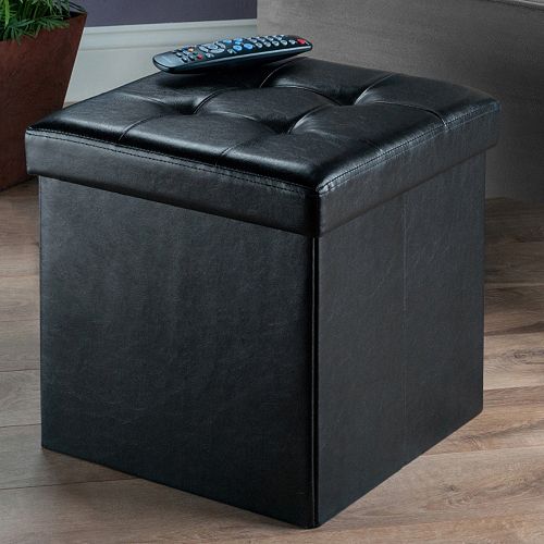 Winsome Ashford Tufted Storage Ottoman