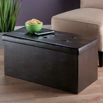 Winsome Ashford Tufted Coffee Table Storage Ottoman